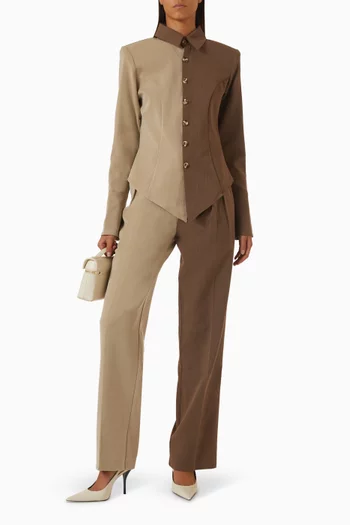 Sonia Two-tone Shirt