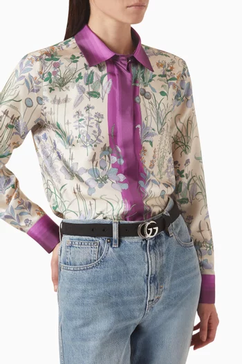 Marmont Belt in GG Canvas