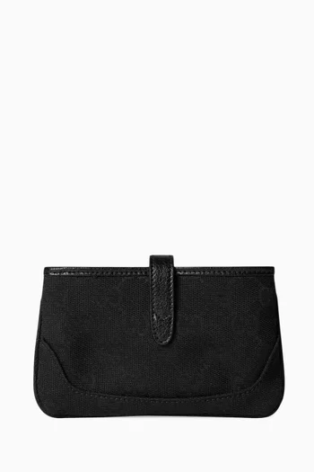 GG Key Case in Canvas & Leather