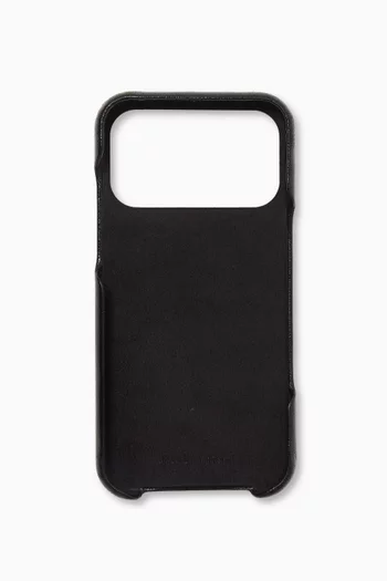 iPhone 17 Pro Max Phone Case in Leather