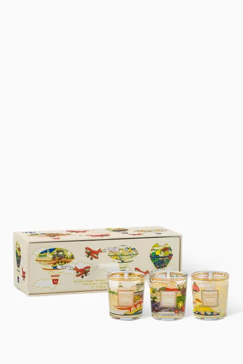 Cap Vers Le Sud Trio Travel Candles Gift Set, 3 x 80g