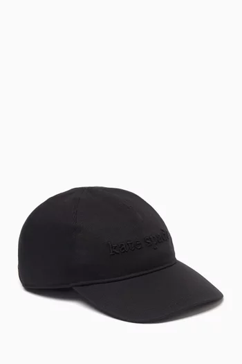 Logo Embroidered Baseball Cap in Cotton-twill