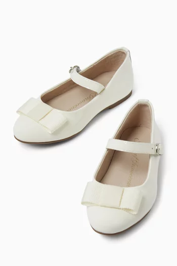 Ellen Ballerina Sandals in Patent Leather