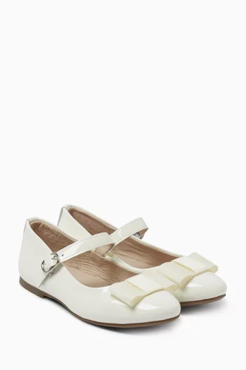 Ellen Ballerina Sandals in Patent Leather