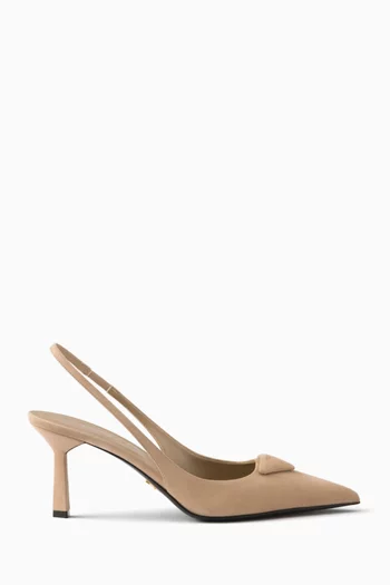 75 Slingback Pumps in Suede