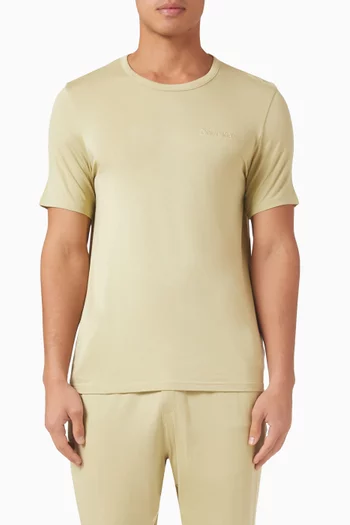 Crewneck T-shirt in Modal
