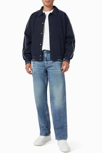Sporty Bomber Jacket in Nylon