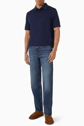 Smart Polo T-shirt in Cotton-lyocell
