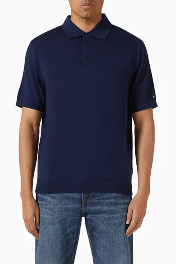 Smart Polo T-shirt in Cotton-lyocell