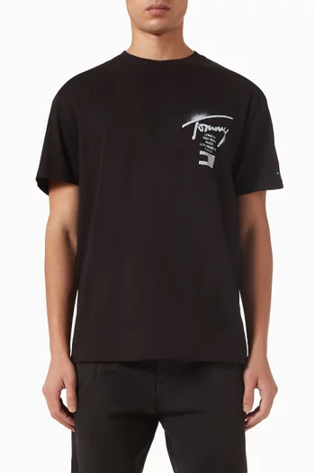 Graphic-print T-shirt in Jersey