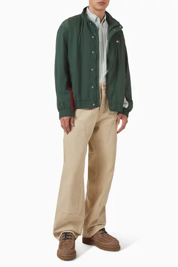 Loose Carpenter Pants in Cotton Canvas