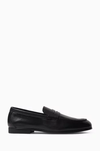 Leather Flexible Loafers in Leather