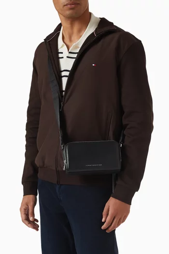 Business Crossover Bag in Leather