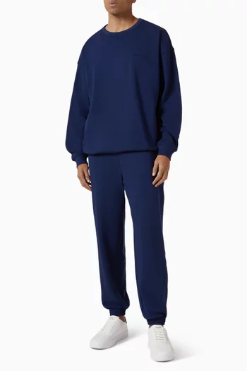 Track Lounge Sweatshirt in Cotton-blend
