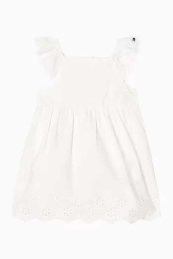 Baby Girl Broderie Anglaise Dress & Bloomers Set