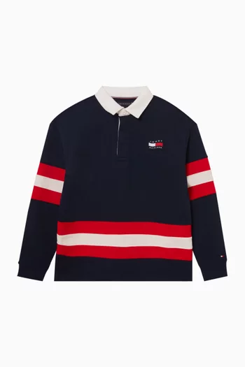 Graphic Rugby Polo T-shirt