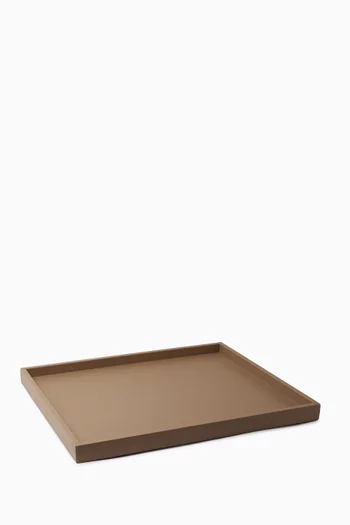 Large Osvaldo Tray in Leather