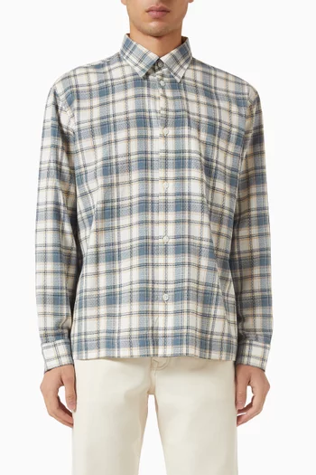 Checked Shirt in Cotton