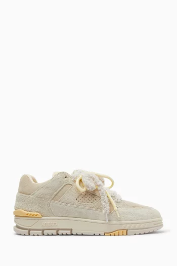 Area Lo Label Sneakers in Leather & Suede