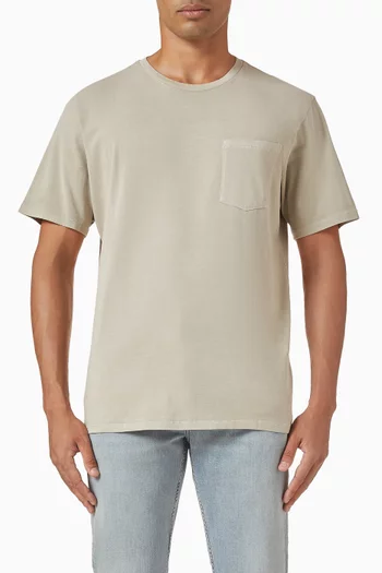 Garment Dye Classic Pocket T-shirt in Cotton
