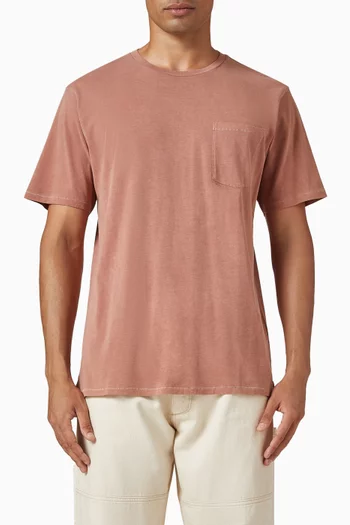 Garment Dye Classic Pocket T-shirt in Cotton
