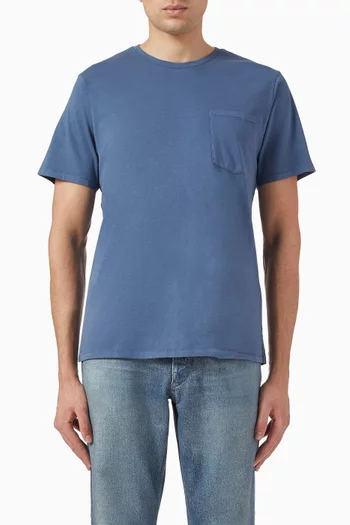 Garment Dye Classic Pocket T-shirt in Cotton