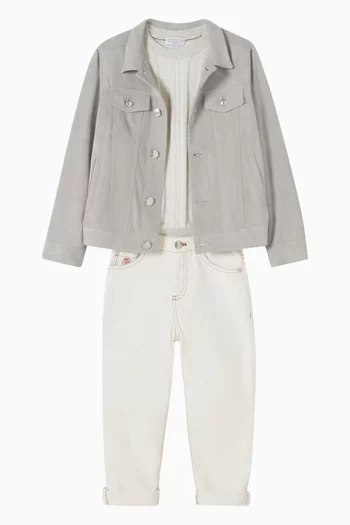 Trousers in Denim