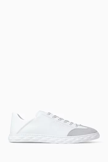 Diamond Flex Sneakers in Leather