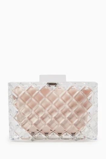 Tilda Clutch in Acrylic