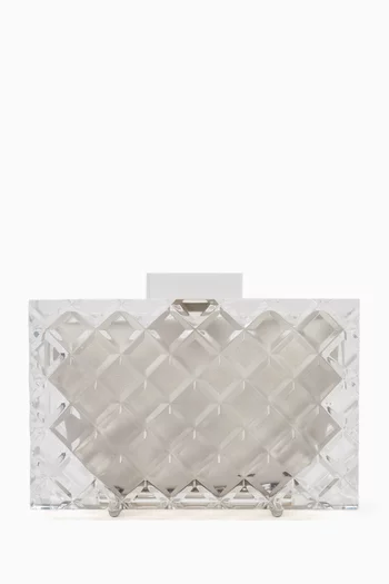 Tilda Clutch in Acrylic