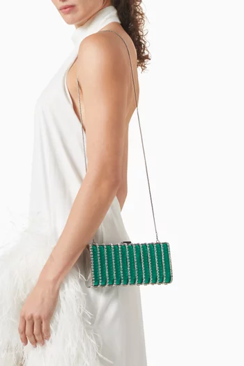Alba Clutch in Satin