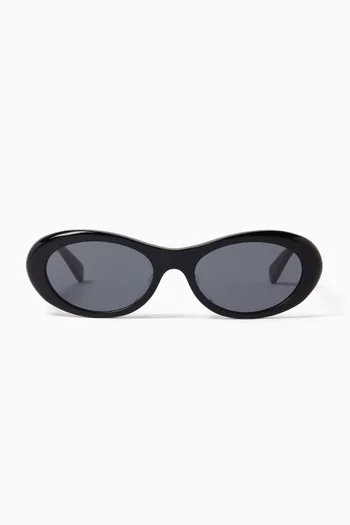Falabella Oval Sunglasses in Acetate