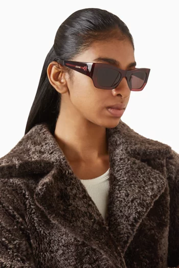 3 Dots Cat-eye Sunglasses in Acetate