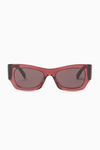 3 Dots Cat-eye Sunglasses in Acetate