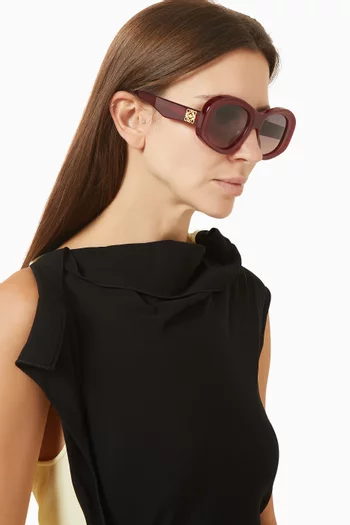 Anagram Geometric Sunglasses in Acetate
