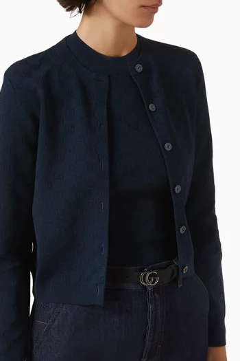 GG Marmont Thin Belt in Leather