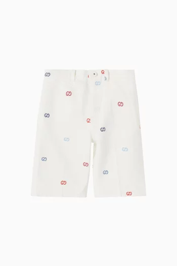 GG Shorts in Cotton