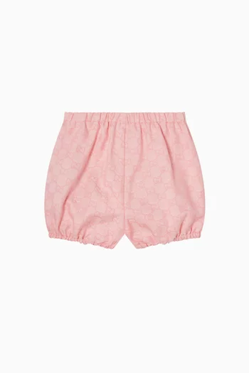 GG Shorts in Cotton Jacquard