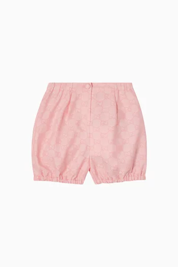GG Shorts in Cotton Jacquard