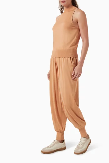 Pants in Silk & Cotton