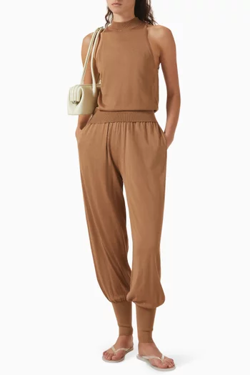 Pants in Silk & Cotton