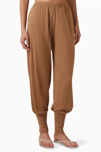 Pants in Silk & Cotton