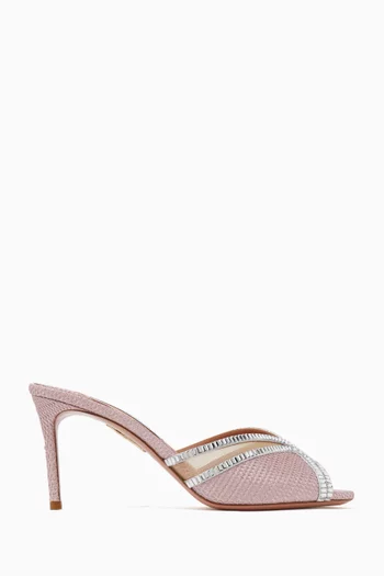 Wild Aurora 75 Mules in Leather
