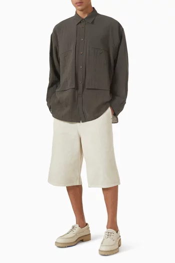 Oversized Cargo Pocket Shirt
