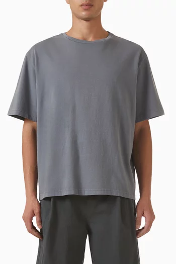 Garment Dyed Oversized T-shirt in Cotton