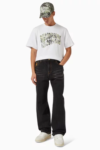 Overlay Camo Fill Arch Logo T-Shirt in Cotton