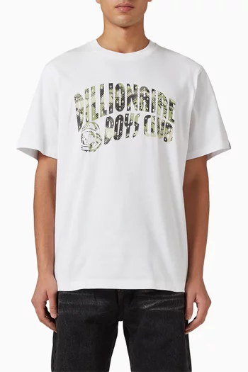 Overlay Camo Fill Arch Logo T-Shirt in Cotton
