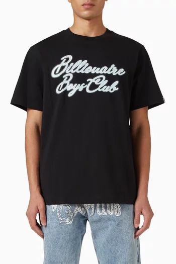 Diamond Script Logo T-shirt in Cotton