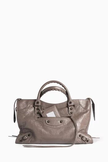 Medium Le City Bag in Arena Lambskin
