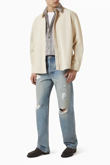 Shirt in Suede